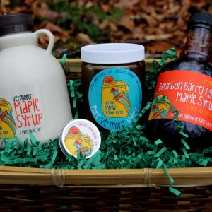 Maple Syrup and Honey Gift Basket